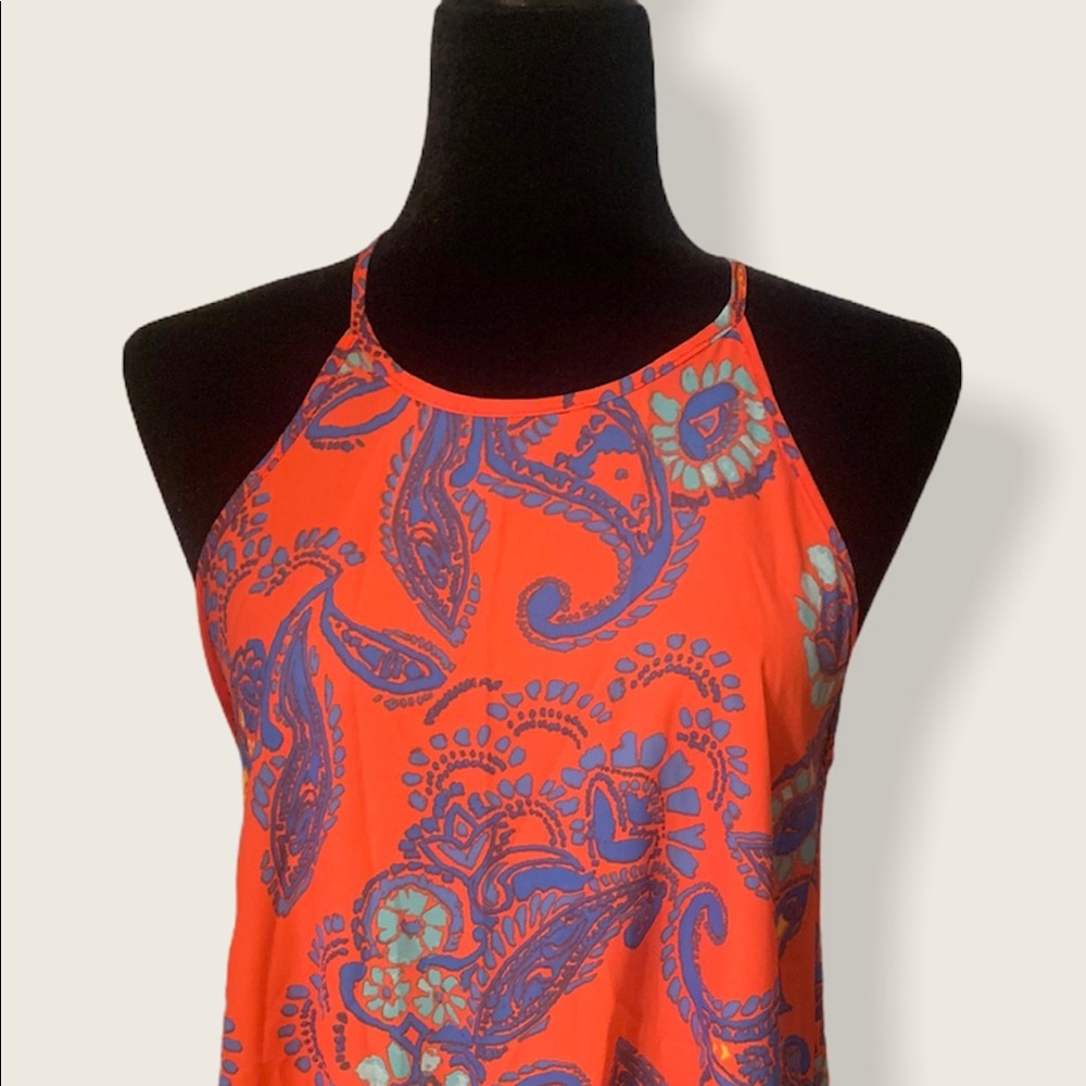 EUC Everly Paisley sleeveless blouse tank top